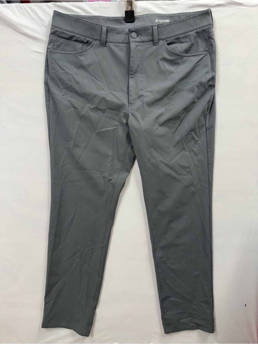 G/Fore Tour Stretch 5 Pocket Golf Pants Charcoal Gray Activewear Mens Size 36x30